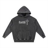 Faith Cross Vintage Hoodie