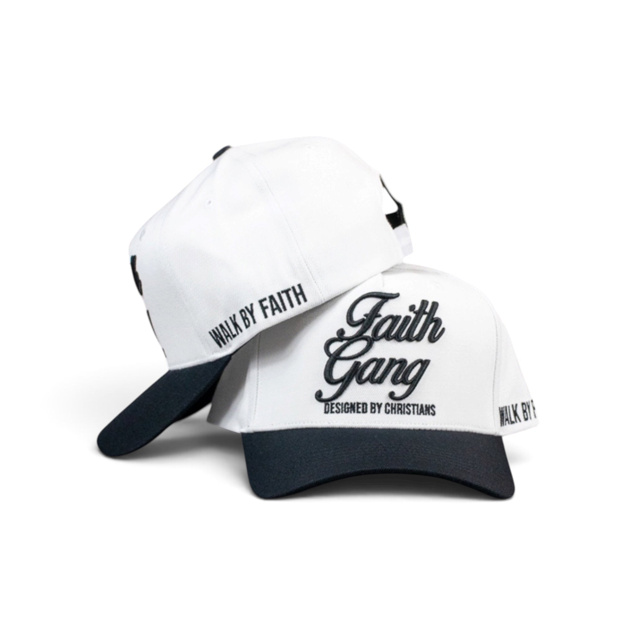 Faith Gang Snapback - White/Black
