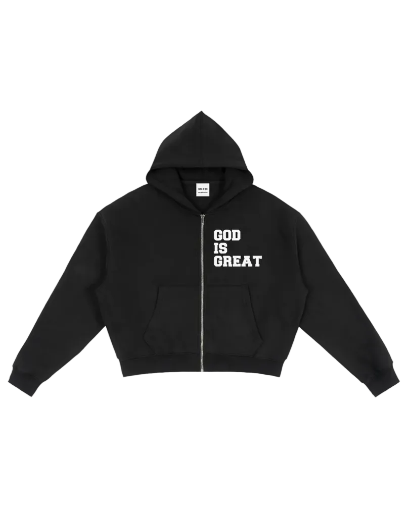 God Is Great Zip Hoodie