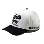 Faith Gang Snapback Hat - White/Black