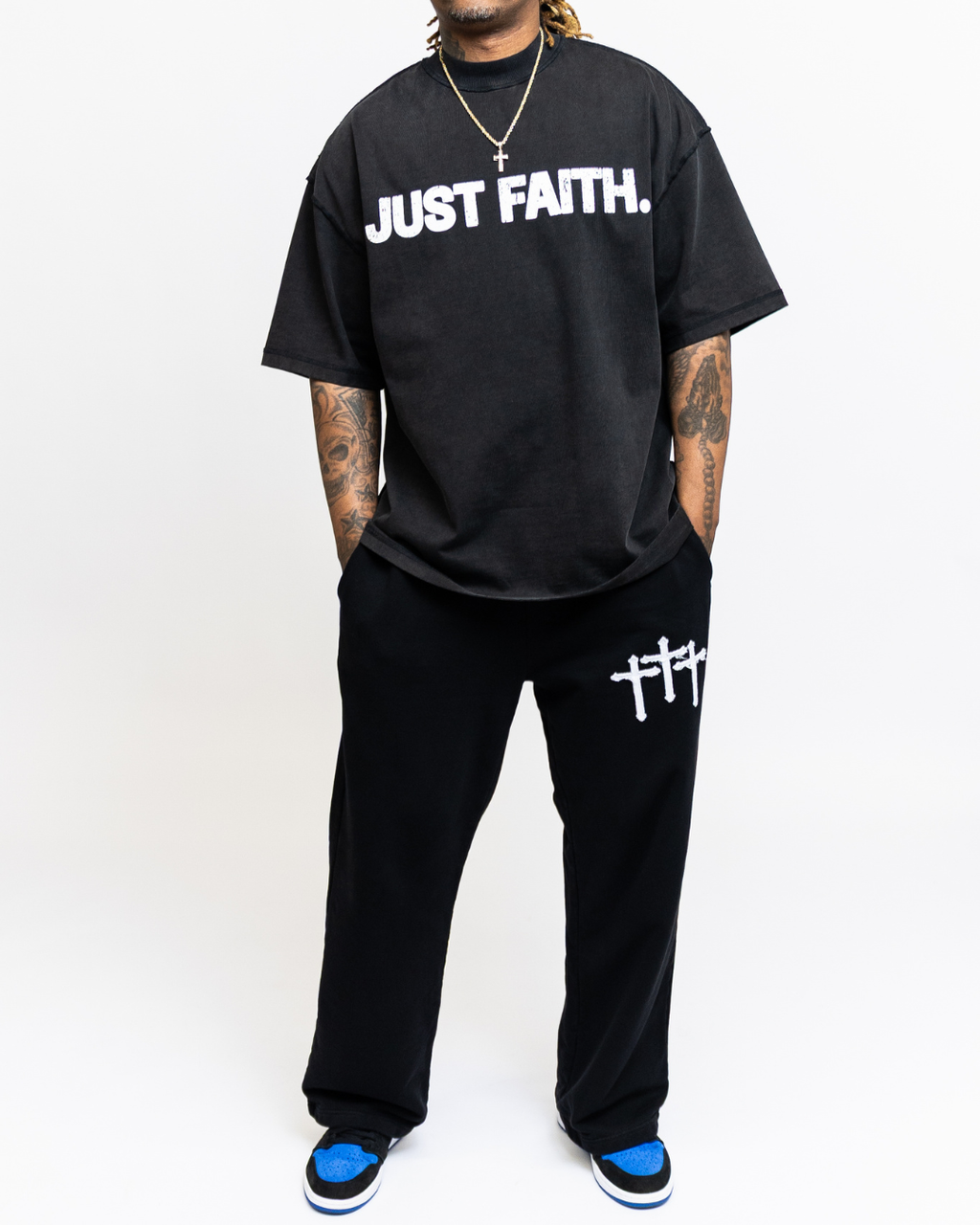 JUST FAITH OVERSIZED TEE
