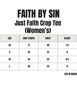 Just Faith Crop Tee (Women's)