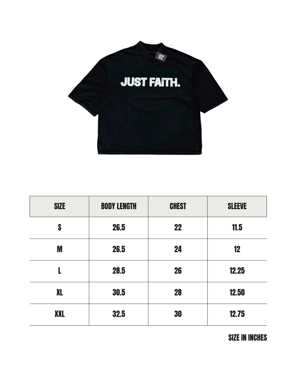 JUST FAITH Tee