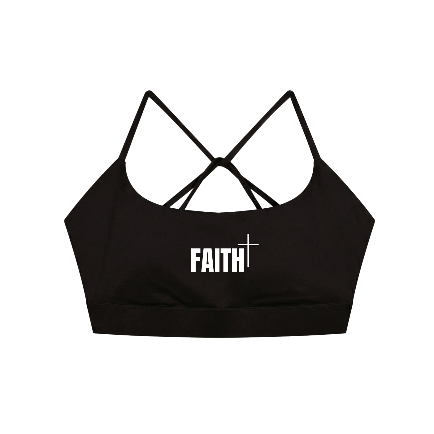 Faith Cross Performance Sports Bra
