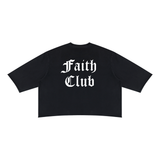 Faith Club Raw Hem Boxy Tee