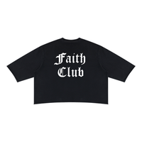 Faith Club Raw Hem Boxy Tee
