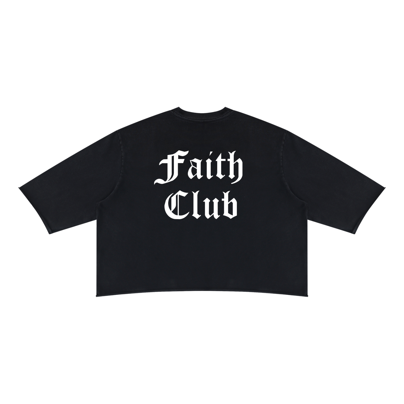 Faith Club Raw Hem Boxy Tee