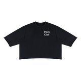 Faith Club Raw Hem Boxy Tee
