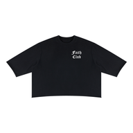 Faith Club Raw Hem Boxy Tee