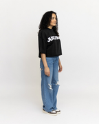 JUST FAITH OVERSIZED CROPPED TEE
