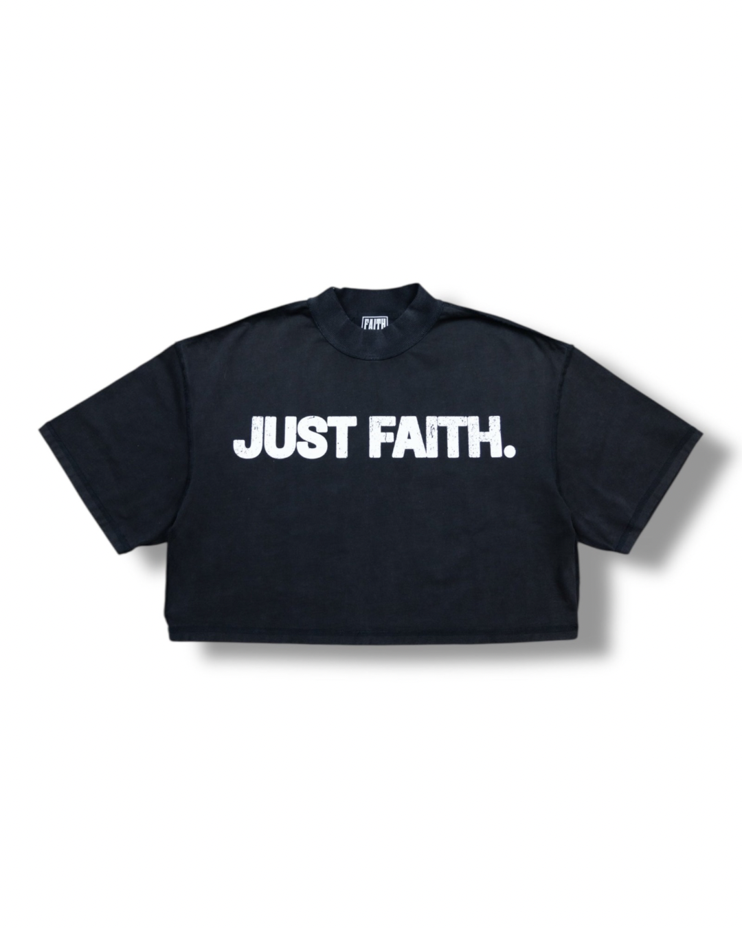 Just Faith Oversized Crop Tee (Women's)