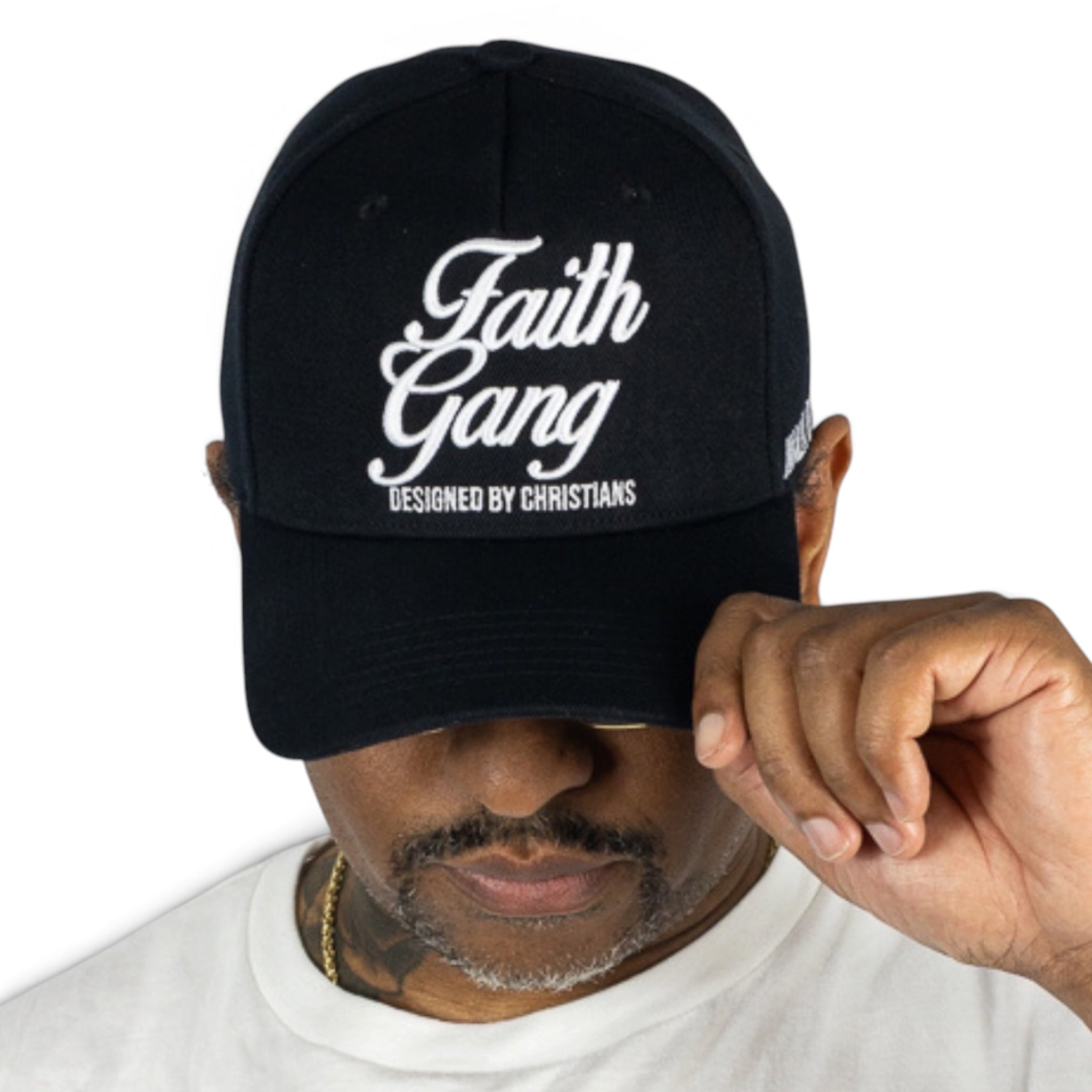 Faith Gang Snapback - Black/White