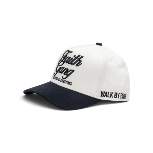 Faith Gang Snapback - White/Black