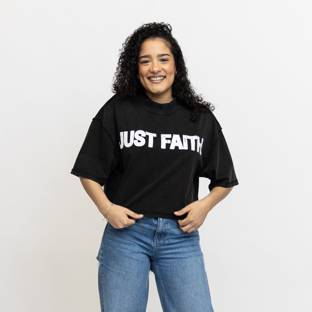 Just Faith Crop Tee (Women's)